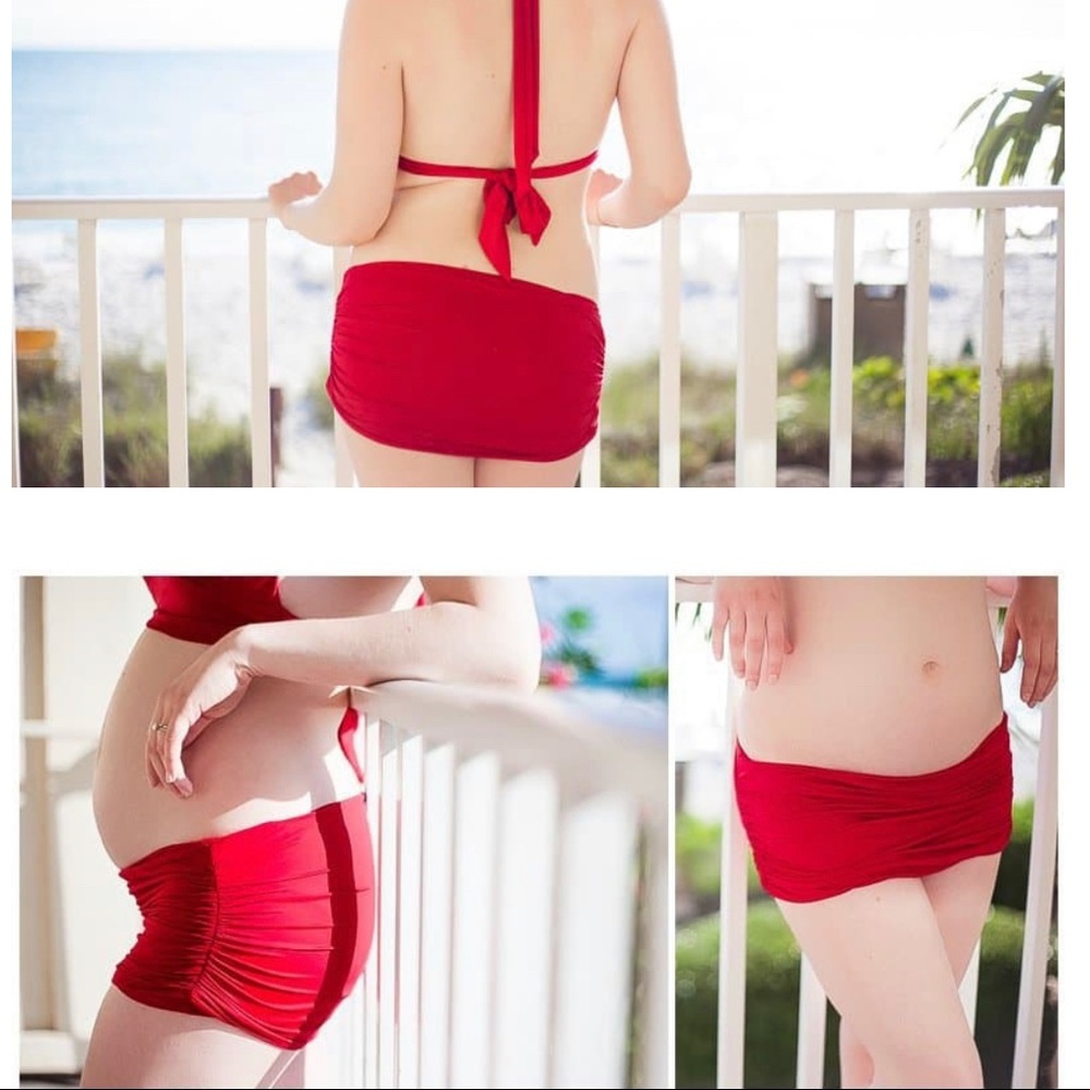 NWOT Ingrid & Isabel Maternity Swim Skirt Bottom